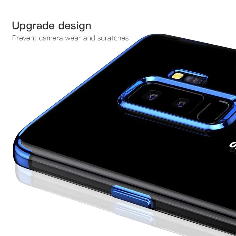 Чехол для телефона Samsung Galaxy S8 Plus Note 8 с мягким силиконовым покрытием тонкие