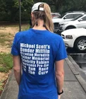 _ Майкл Скотт, Веселая футболка для бега, унисекс, женская футболка, забавная футболка Dunder Mifflin