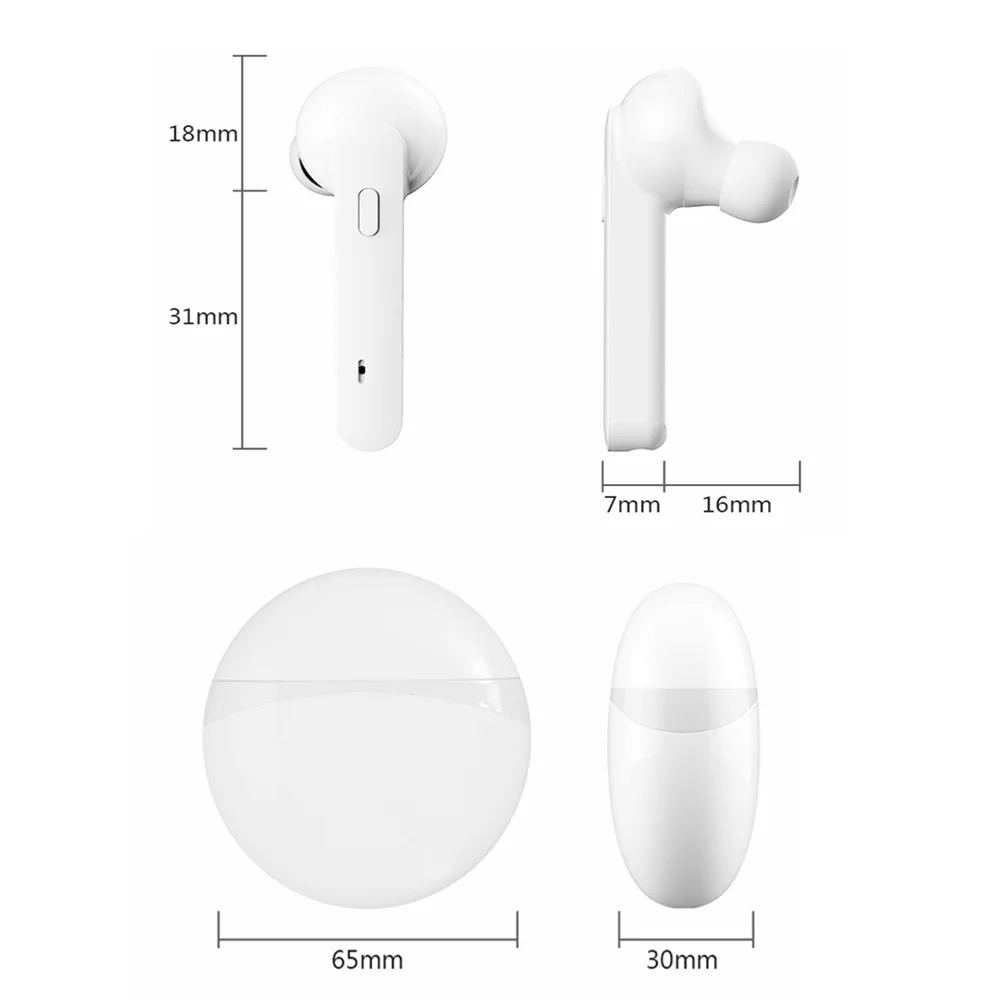 Мини Беспроводной Bluetooth наушники 5 0 Hi Fi Stereoin вкладыши Наушники с микрофонами IPX4