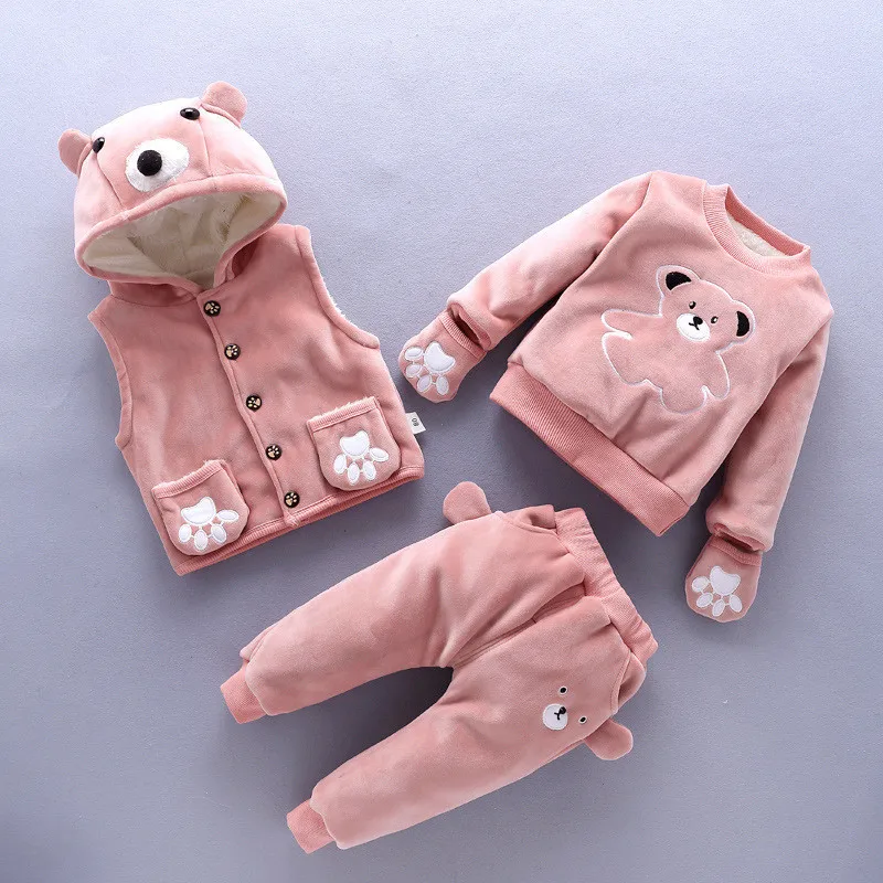 Комплекты одежды для маленьких девочек коллекция 2019 года зимняя детская