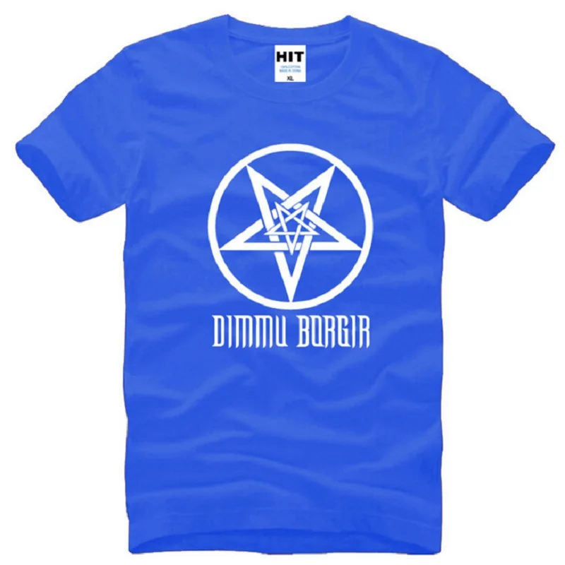 Новый дизайн Dimmu Borgir футболки для мужчин хлопок короткий рукав Death тяжелый металл