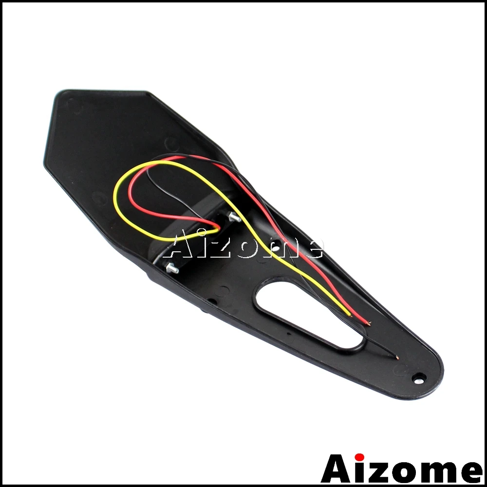 Универсальный держатель номерного знака заднего крыла w/LED задний фонарь