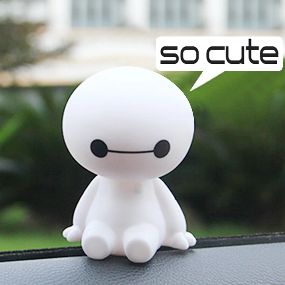 EAFC мультфильм робот Baymax встряхивающаяся голова фигурка Автомобильные украшения