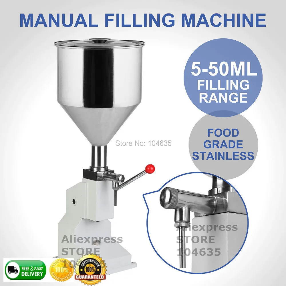 Ручная машина для наполнения крема мыла сока 5 50 мл|machine machine|machine fillingmachine manual |