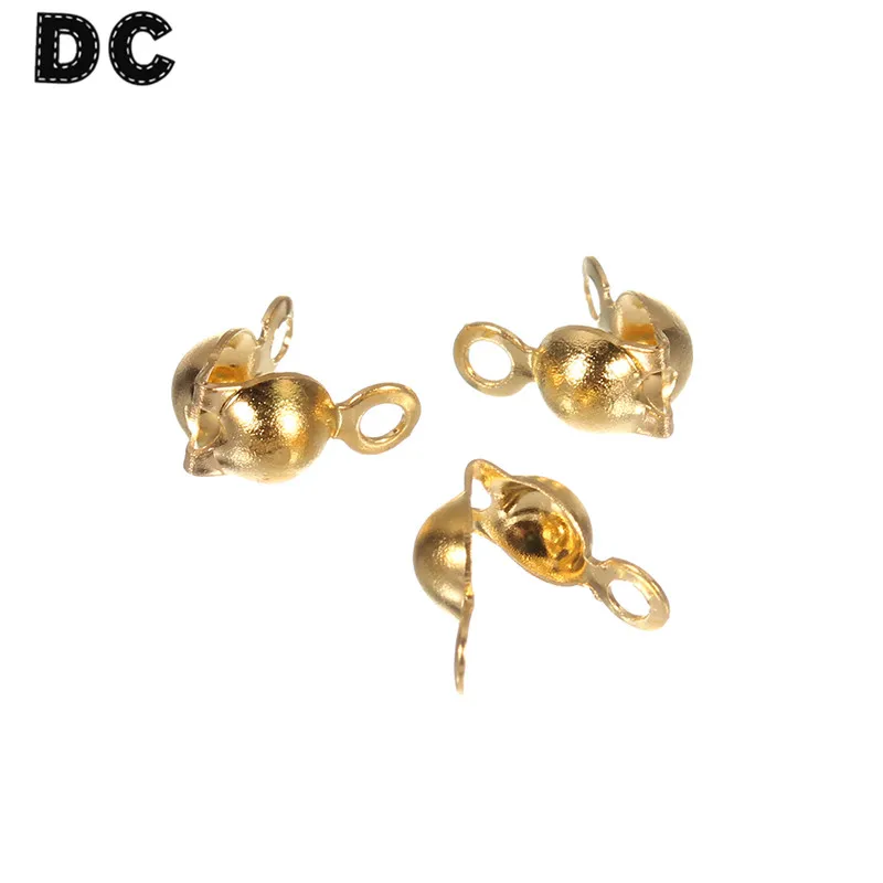 DC 200 шт./лот античный бронзовый серебристый родиевый золотой цвет цепь из шариков