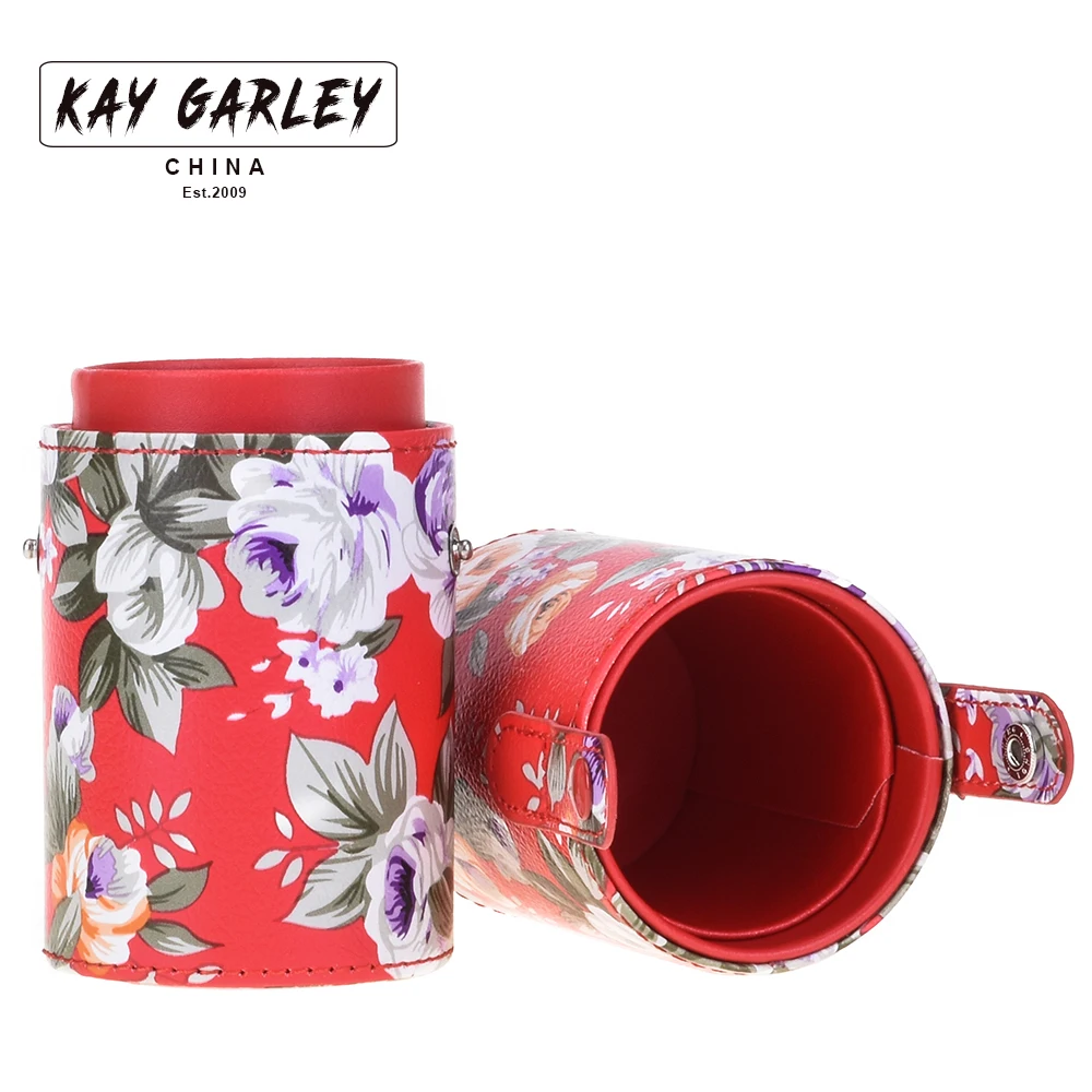 KAY GARLEY Pu кожаный держатель для макияжа Футляр кисточек косметический инструменты