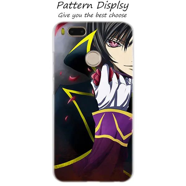 07 MLLSE аниме код Geass Lelouch чехол для Xiaomi mi Play Pocophone F1 8 A1 A2 Lite 6 6Plus mi x 3 2S красный mi Note 4x5 6 S2 горячая распродажа - Цвет: 07