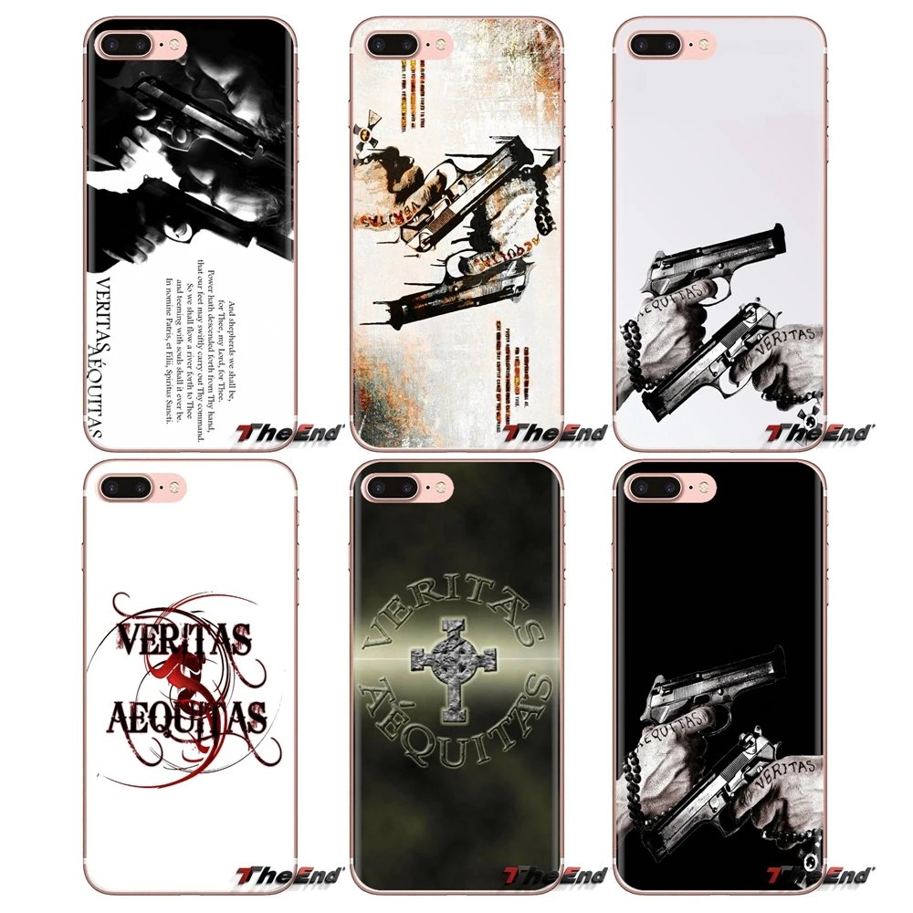 For Huawei G7 G8 P7 P8 P9 P10 P20 P30 Lite Mini Pro P Smart Plus 2017 2018 2019 The Boondock Saints Veritas TPU Transparent Case |