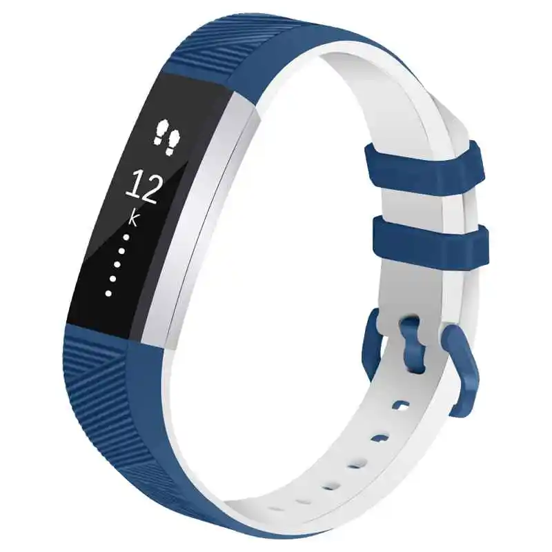 Midnight Blue Joyozy Высокое качество мягкий силиконовый безопасный регулируемый ремешок для Fitbit Alta HR Браслет ремешок браслет часы - Цвет ремешка: Midnight Blue
