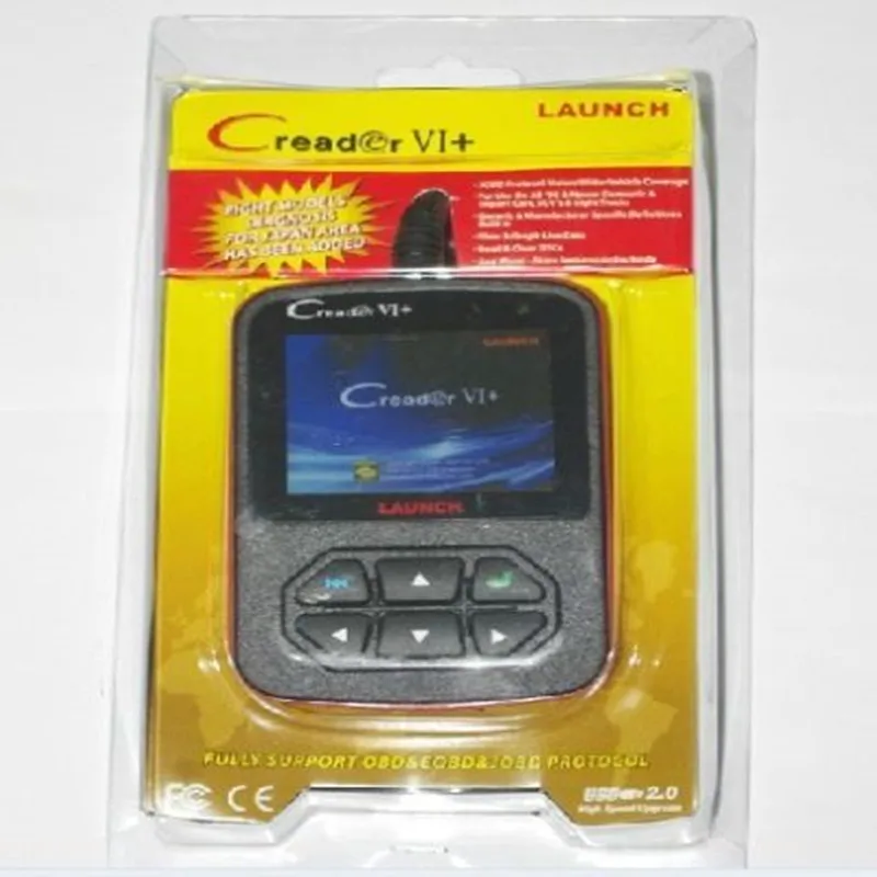 launch Creader VI+ считыватель кодов Creader 6+ CREADER VI Plus поддержка JOBD обновленная версия Creader VI английский испанский