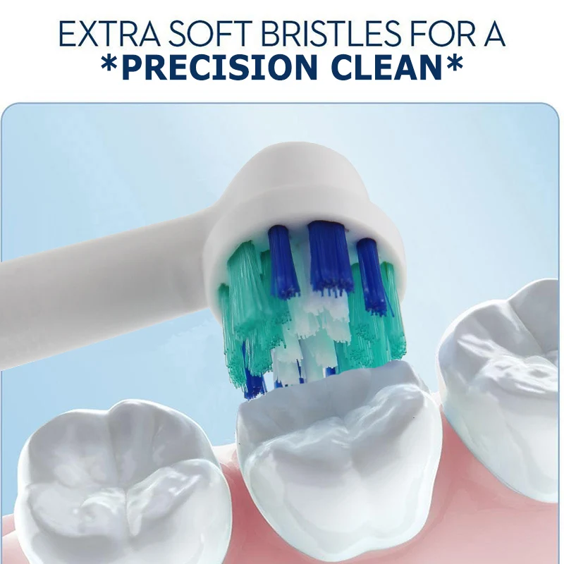 4 шт./компл. электрическая сменная зубная щетка насадки для Oral B Vitality Pro