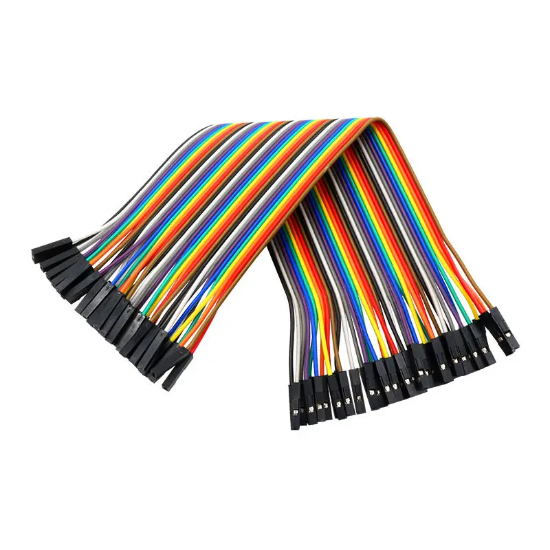 Glyino 40Pin 20 см 2 54 мм ряд Мама гнездо (F F) Dupont макетная плата перемычка для Arduino|wire cable