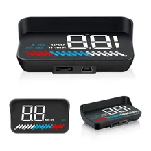 M7 OBD2 бортовой Hud gps Автомобильный дисплей с поворотом на голову Предупреждение предупреждение о превышении скорости, компьютер, лобовое стекло, проектор, датчик света, автомобильные аксессуары