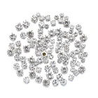 Стеклянные кристаллы смешанной формы с белыми бриллиантами, стразы с когтями, аксессуары для свадебных платьев Diy, 6 размеров, 200 шт.