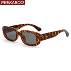 Солнцезащитные очки Peekaboo мужские и женские прямоугольные, леопардовые, лето 2019, квадратные, черные, розовые, uv400, Прямая поставка