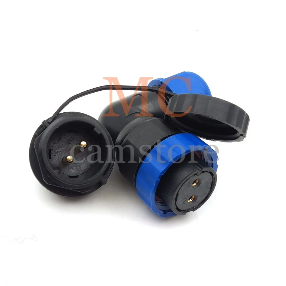 SD20 2 контакты водонепроницаемый разъем высококачественный прямоугольный ip68