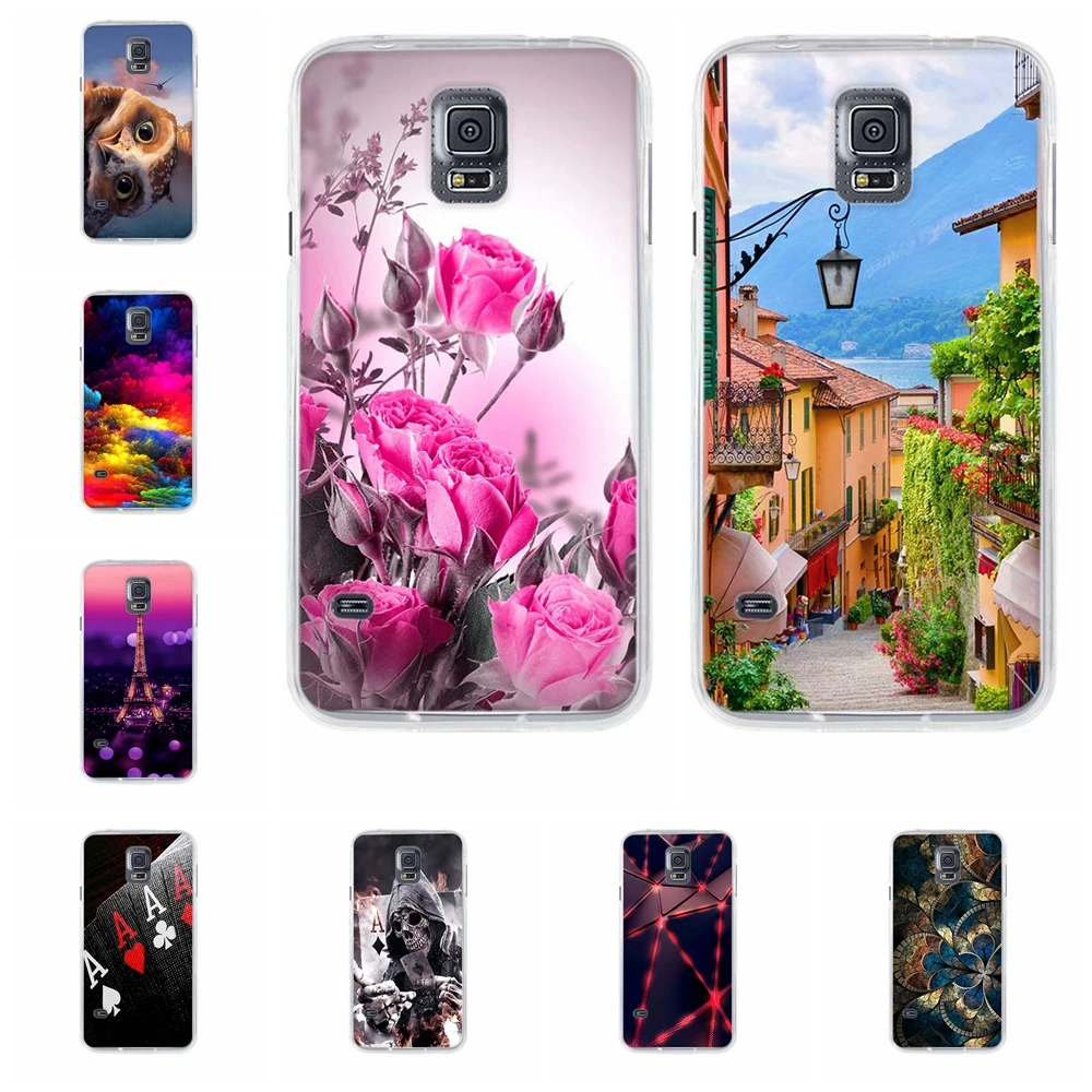 Для Samsung Galaxy S5 Edge Чехол Мягкий Силиконовый ТПУ чехол для Neo милый узор сумка edge