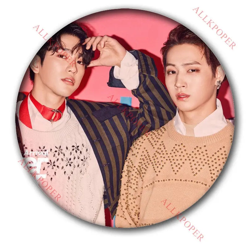 Kpop GOT7 жесткая переносная нагрудная булавка Jackson Bambam брошь JB JR Mark Youngjae значок