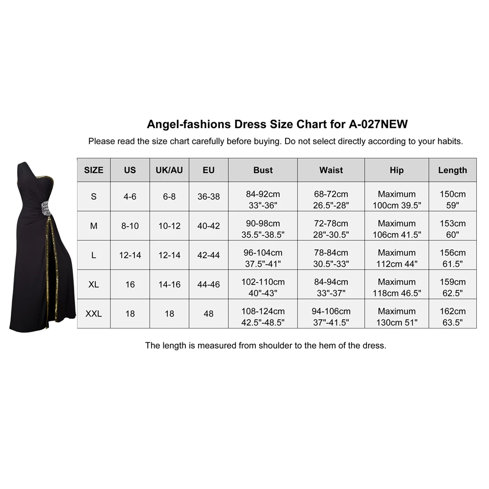 Angel-Fashion Бисероплетение выпускного вечера Формальное вечернее платье с разрезом Длинные вечерние платья черные 027