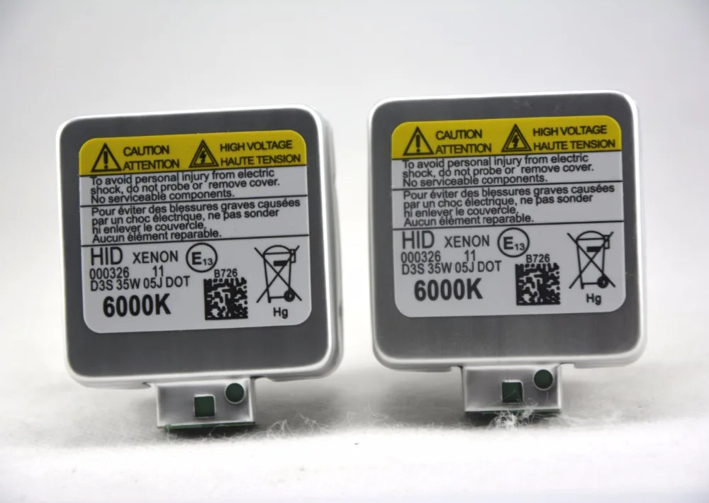 Запасная ксеноновая лампа переменного тока с металлическим основанием 35 Вт D3 D3S