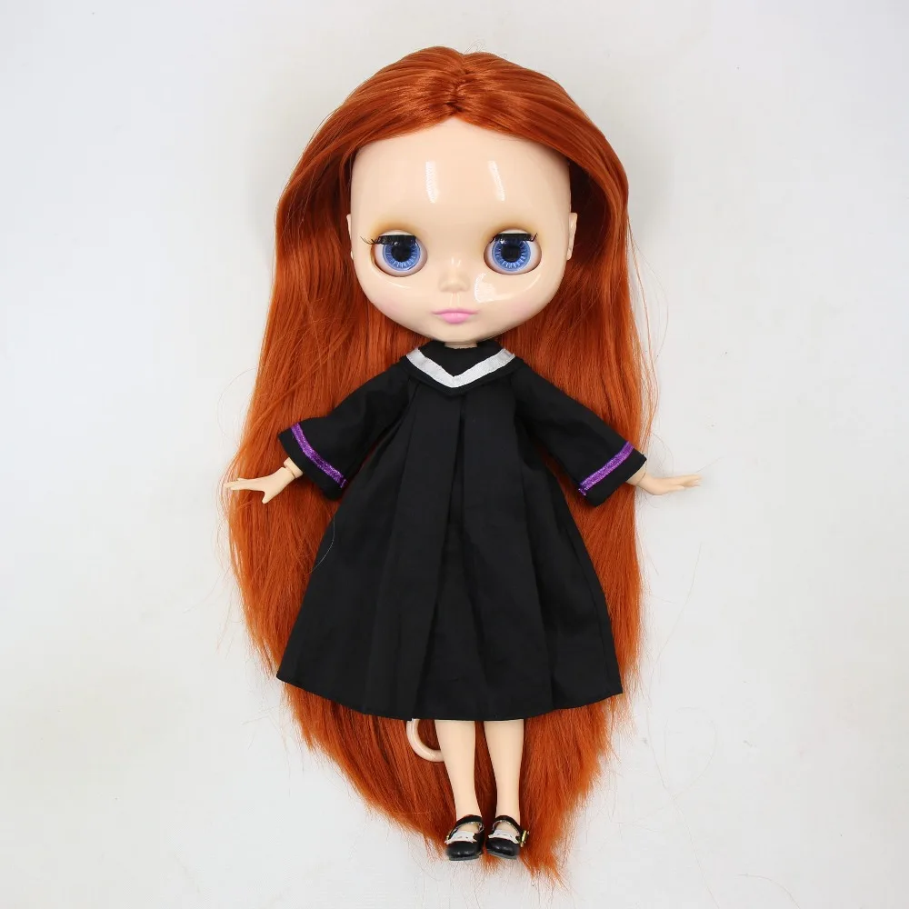 Ледяная кукла DBS blyth 1/6 bjd игрушка шарнирное тело натуральная кожа прямые красные