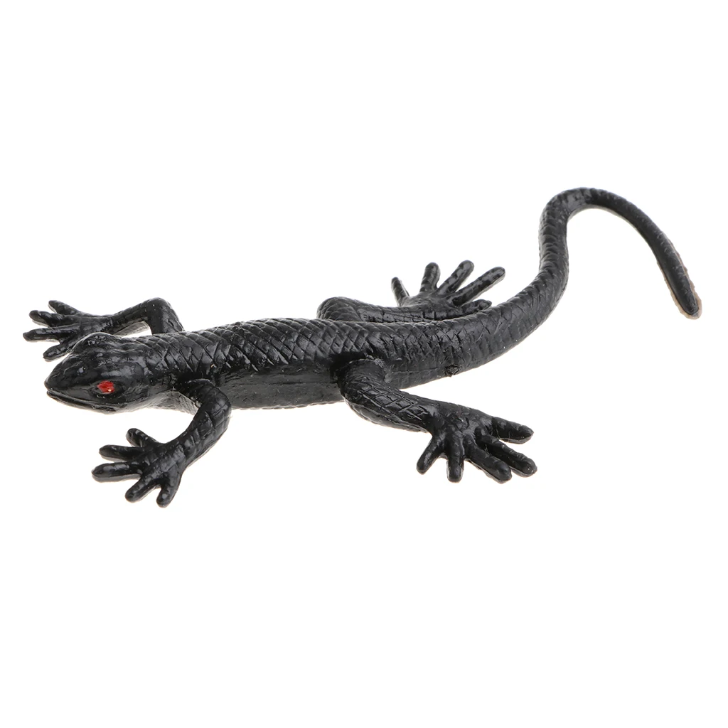 

10-piece Rubber Animal Gecko Model Educational Toy Party Bag Fillers 8x3cm