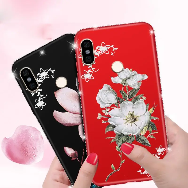 For Huawei Y6 Y7 Pro Y9 2019 Y5Prime 2018 Mate 10 20 Lite case Flower Diamond Cover On honor 10i 9Lite 8C 8A 8Xmax Coque |