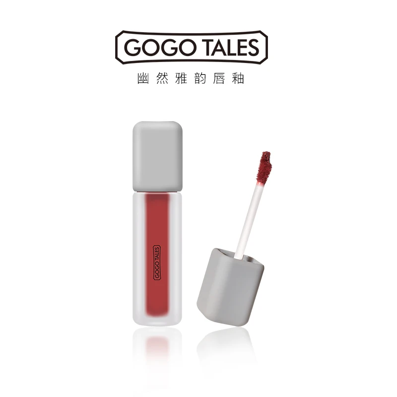 Gogo tales бархатный матовый блеск для губ 6 цветов сексуальный красно-розовый