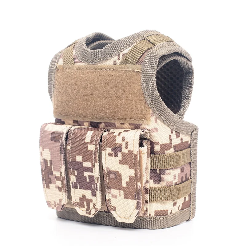 SM Военный Мини Миниатюрный Molle жилет Личная бутылка набор напитков регулируемый плечевой ремень напиток тактический Чехол для пивной бутылки - Цвет: SM