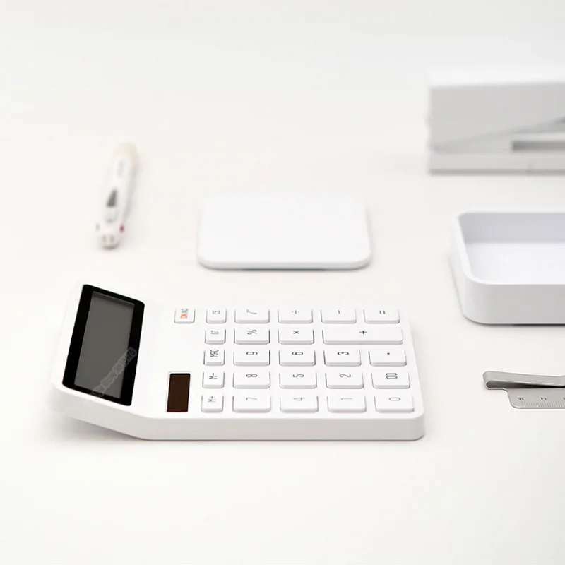 Xiaomi Mijia LEMO калькулятор с ЖК-дисплеем интеллектуальная функция выключения студенческий Калькулятор Инструмент для расчета без батареи