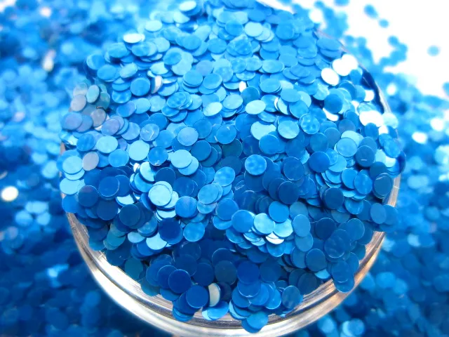 Блестки для дизайна ногтей 2 мм|dot dots|dots for naildot blue |