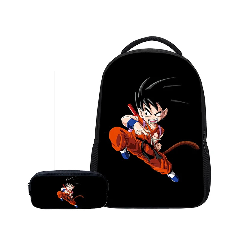 VEEVANV модные детские аниме рюкзаки Прохладный Dragon Ball комплект из 2 предметов супер характер Сон Гоку Вегета печати школьные сумки для мальчиков