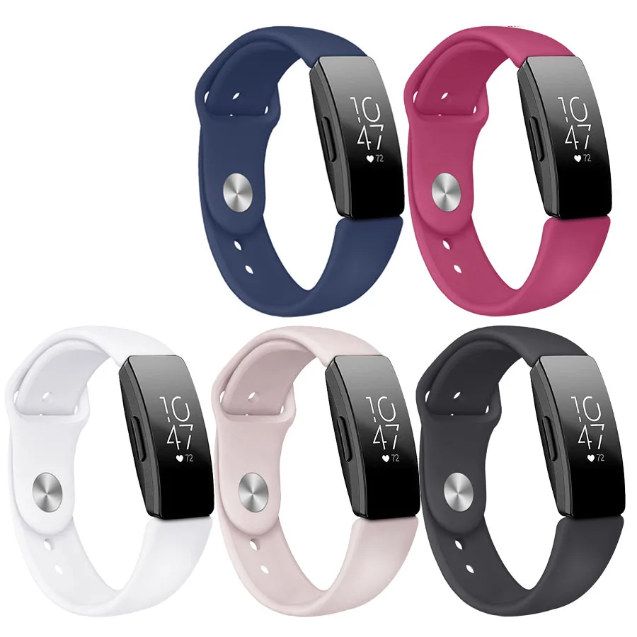 Для Fitbit Inspire/Inspire HR Смарт часы ремешок спортивный силиконовый Браслет для Fitbit Inspire сенсор пульса