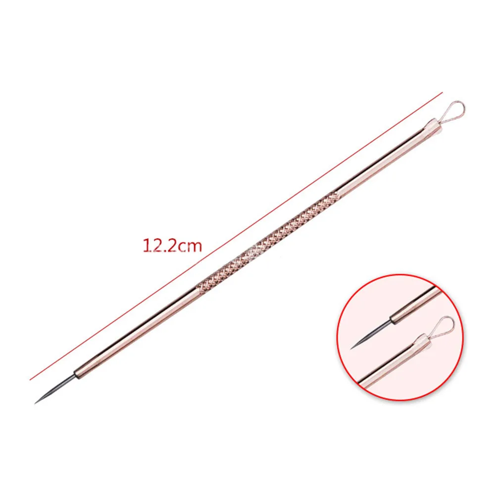 Новинка 4 шт. инструмент для удаления прыщей черных точек игл точек|Устройство