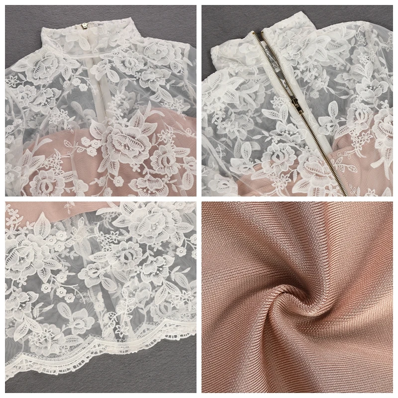 CIEMIILI 2021 сексуальное Клубное кружевное женское платье с длинным рукавом модные