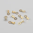 100 шт.лот, медный круглый Соединительный терминал диаметром 2,5 мм, обнаженный соединитель для провода 0,15-0,25 мм2, толщина мм