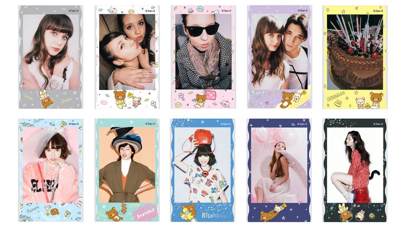 Оригинал Fujifilm Новый Rilakkuma Instax Mini 8 фильм (10 листов) для Polariod мини Камера мгновенный
