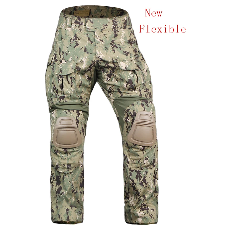 Emerson bdu G3 AOR2 Боевая форма рубашка и брюки с наколенниками костюмы Emerson BDU Военная Униформа EM8596+ EM7049