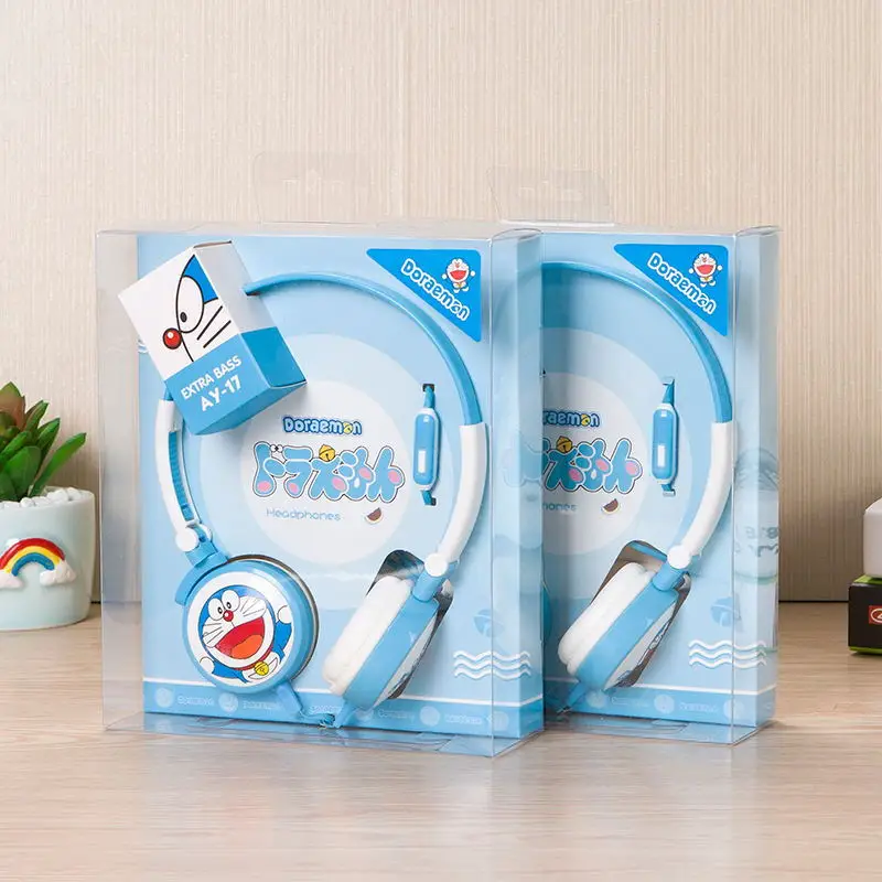 Doraemon 3 5 мм стерео Складная повязка на голову синие наушники гарнитура Kawaii
