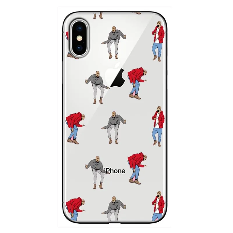 Rap Singer Drake Hotline Bling Мягкие силиконовые чехлы для телефонов IPhone 6 6S 7 8 Plus 11 11PRO MAX SE X XR XS