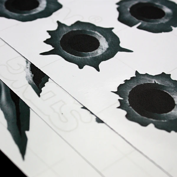 Наклейка для автомобиля Виниловая наклейка с пятью отверстиями пули тюнинг