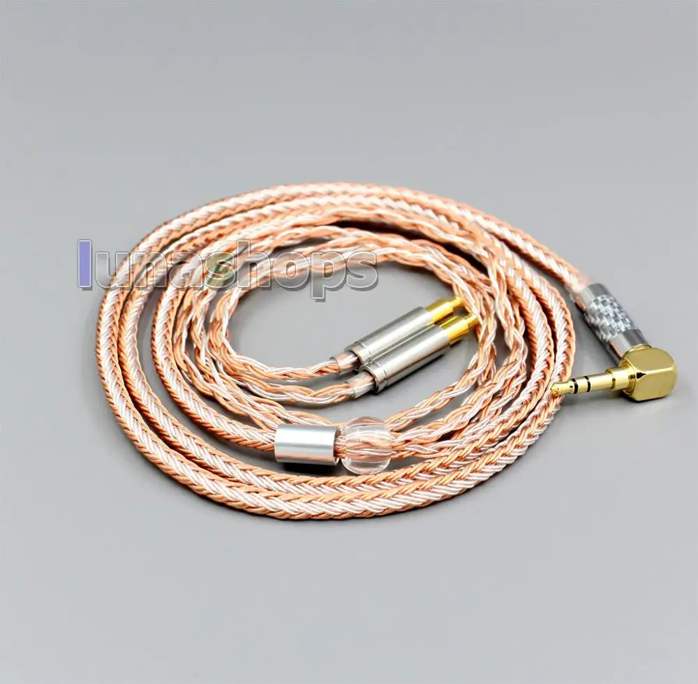 LN006394 3 5 мм 2 4 XLR сбалансированный 16 ядер OCC посеребренный кабель для аудио Technica ATH