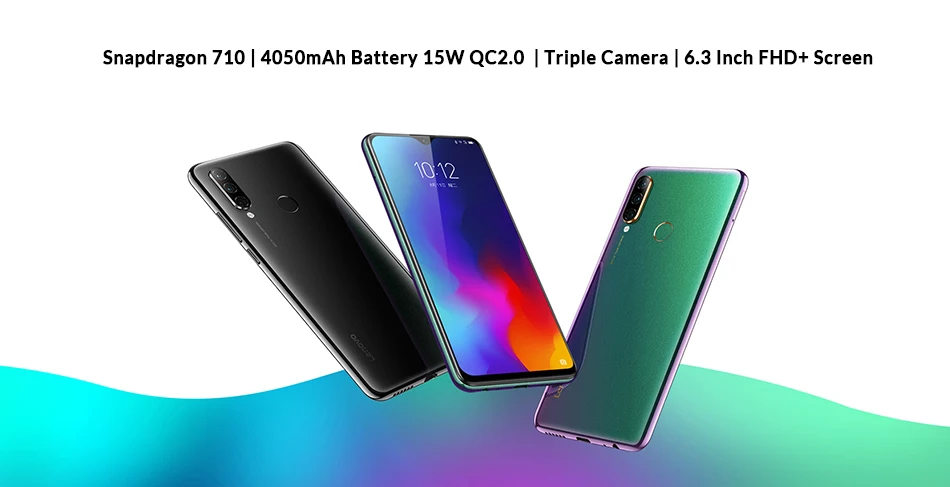 Lenovo Z6 Lite с глобальной прошивкой, 4 ГБ, 64 ГБ, восьмиядерный смартфон Snapdragon 710, экран 6,3 дюйма, тройная камера, Android 9,0, быстрая зарядка
