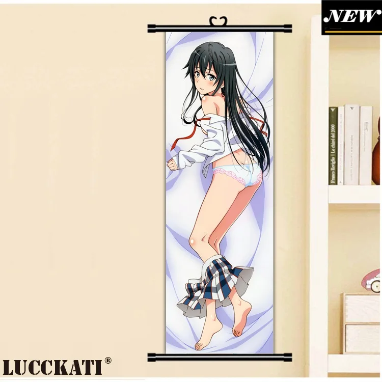 45x135 см oregairu yahari Руда не Seishun любовь приходите ва machigatteiru лоли мультфильм аниме стены картина прокрутки холст живопись плакат