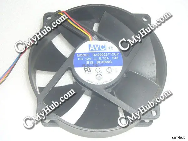Охлаждающий вентилятор для AVC DA09025T12UP 048 12 В постоянного тока 0 70 А 95x95x25 мм 95 4