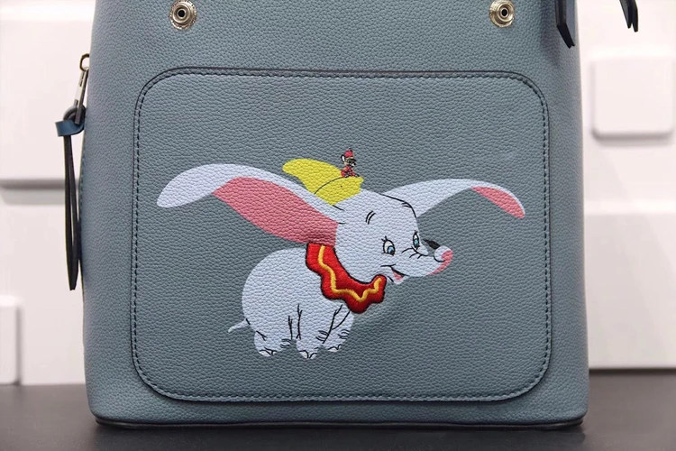 fashion Women genuine leather Backpack, lady real leather dumbo backpack,girl leather school bag,free shipping