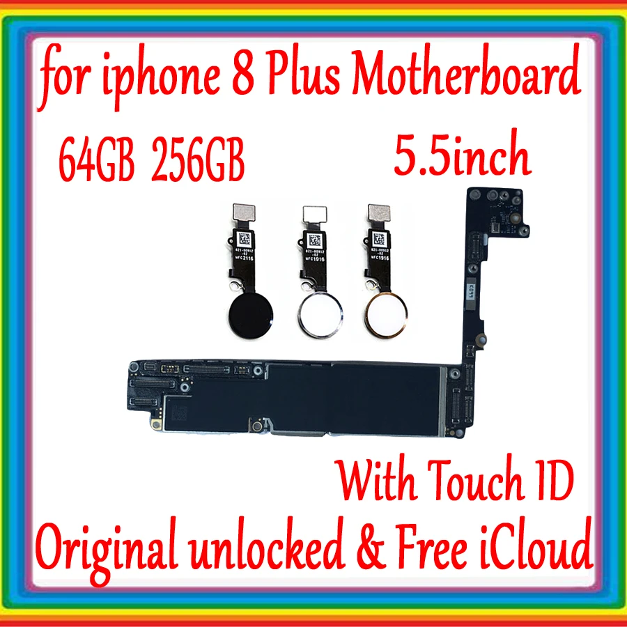 Оригинальная 64 Гб 256 8 P материнская плата для iphone Plus Полная разблокировка с/без Touch