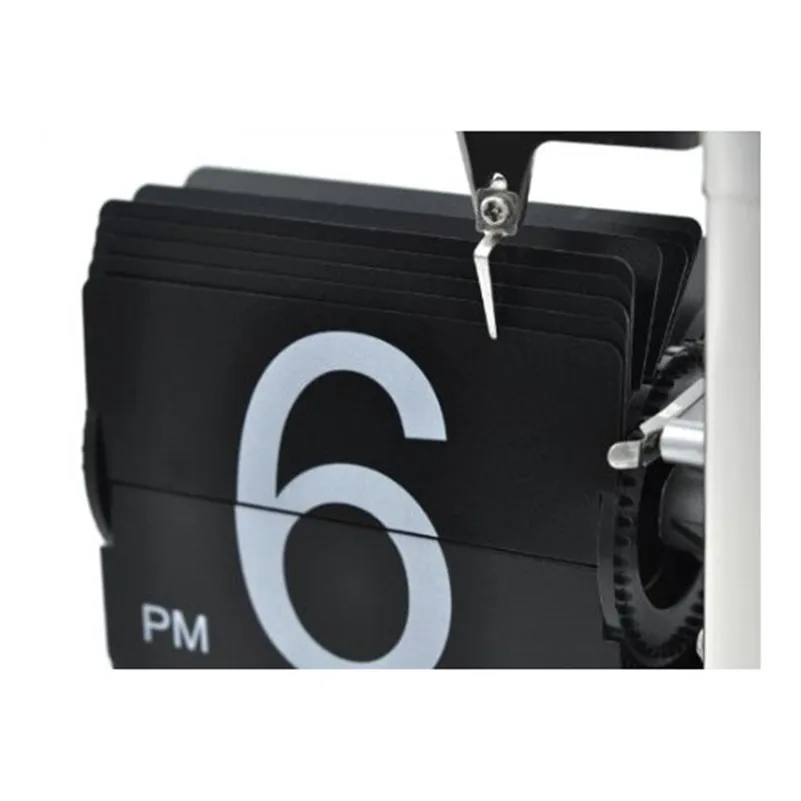 GSFY-черные настольные Ретро-часы с откидной крышкой-домашние часы внутренним