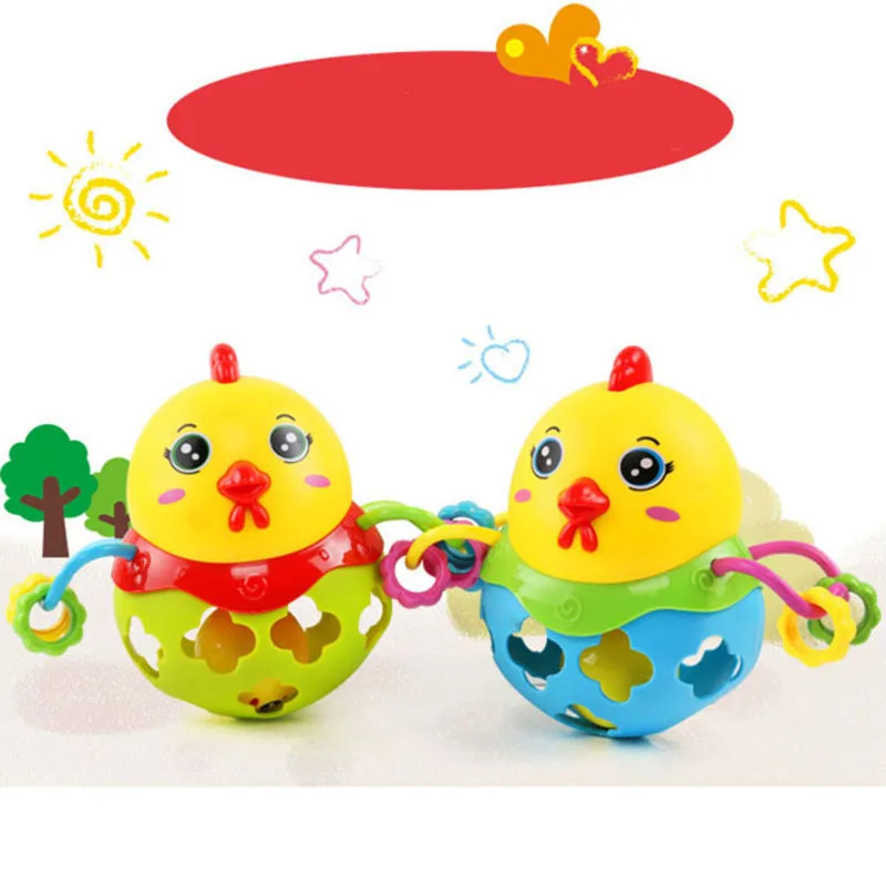 1 Шт. Детские Погремушки Маленький Громкий Звонок Схватить Мяч Мягкий Разработка