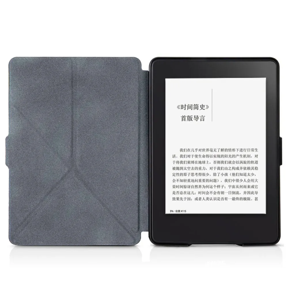 Тонкий умный чехол подставка из искусственной кожи для Amazon Kindle Paperwhite 1 2 3 2013 2015 6 0